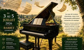 Barret, Stage de piano , 3 jours intensifs